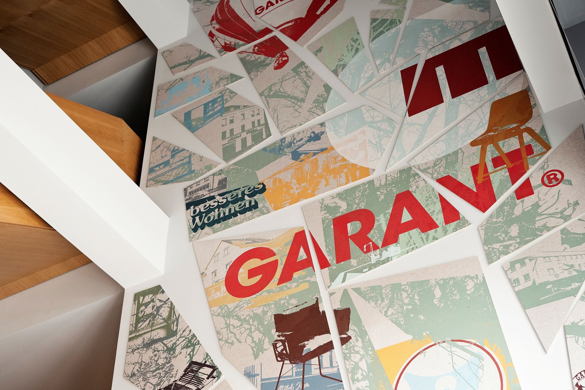 Wand in der GARANT Zentrale